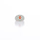 1.00 CT Natural Spessartine Garnet Ring