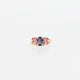 0.94 CT Natural Iolite Ring in 14K Yellow Gold