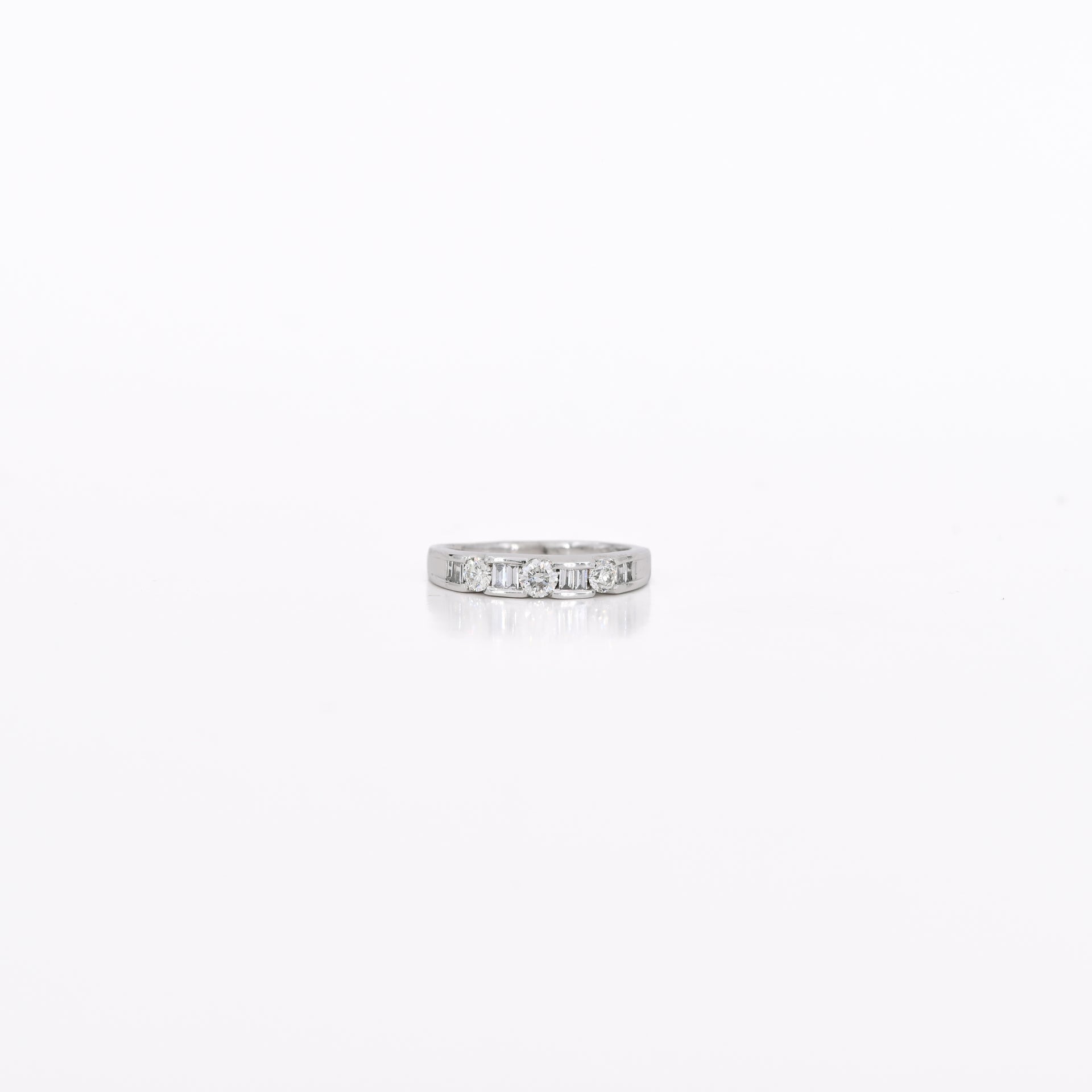 0.55 CTW Natural Diamond Band in Platinum