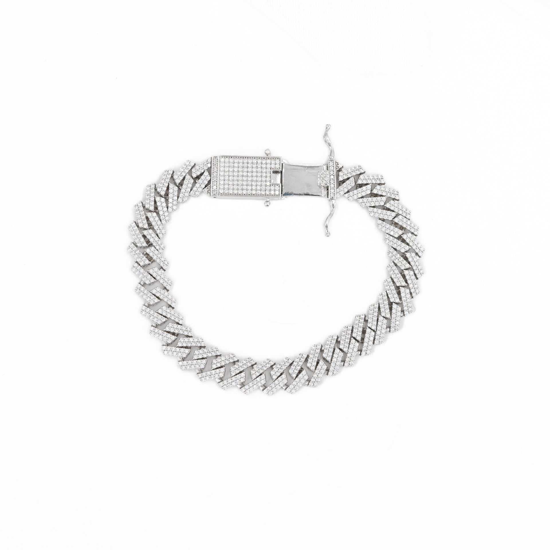 10.2mm Miami Cuban Link Bracelet in 925 Sterling Silver – 8"
