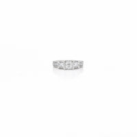 0.71 CTW Three-Stone Diamond Ring in 14K Gold