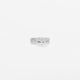 0.88 CTW Natural Diamond Three-Stone Ring in 14K White Gold