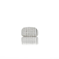 1.05 CTW Diamond Ring in 10K White Gold