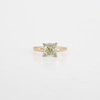 2.60 CT Natural Yellow Sapphire Ring in 14K Yellow Gold
