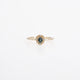 0.25 CT Natural Sapphire Ring in 14K Yellow Gold