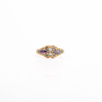 1921 Birmingham England 15K Yellow Gold Antique Ring