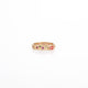 3.00 CTW Natural Ruby Eternity-Style Ring in 18K Yellow Gold