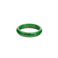 58.3mm Dark Green Jade Bangle – 14mm Wide