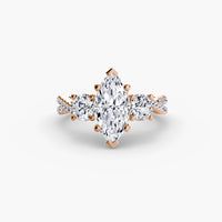 Three-Stone with Pavé Band 2