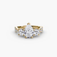 Three-Stone with Pavé Band 2