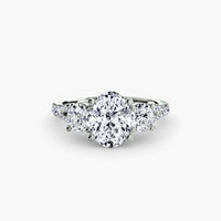 Three-Stone with Pavé Band 3