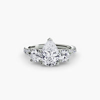 Three-Stone with Pavé Band 3