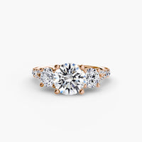 Three-Stone with Pavé Band 3