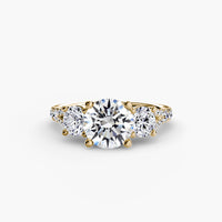 Three-Stone with Pavé Band 3