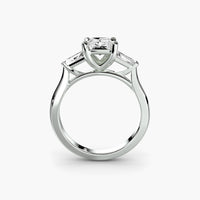 Three-Stone Ring (Baguette Side Stones) 2