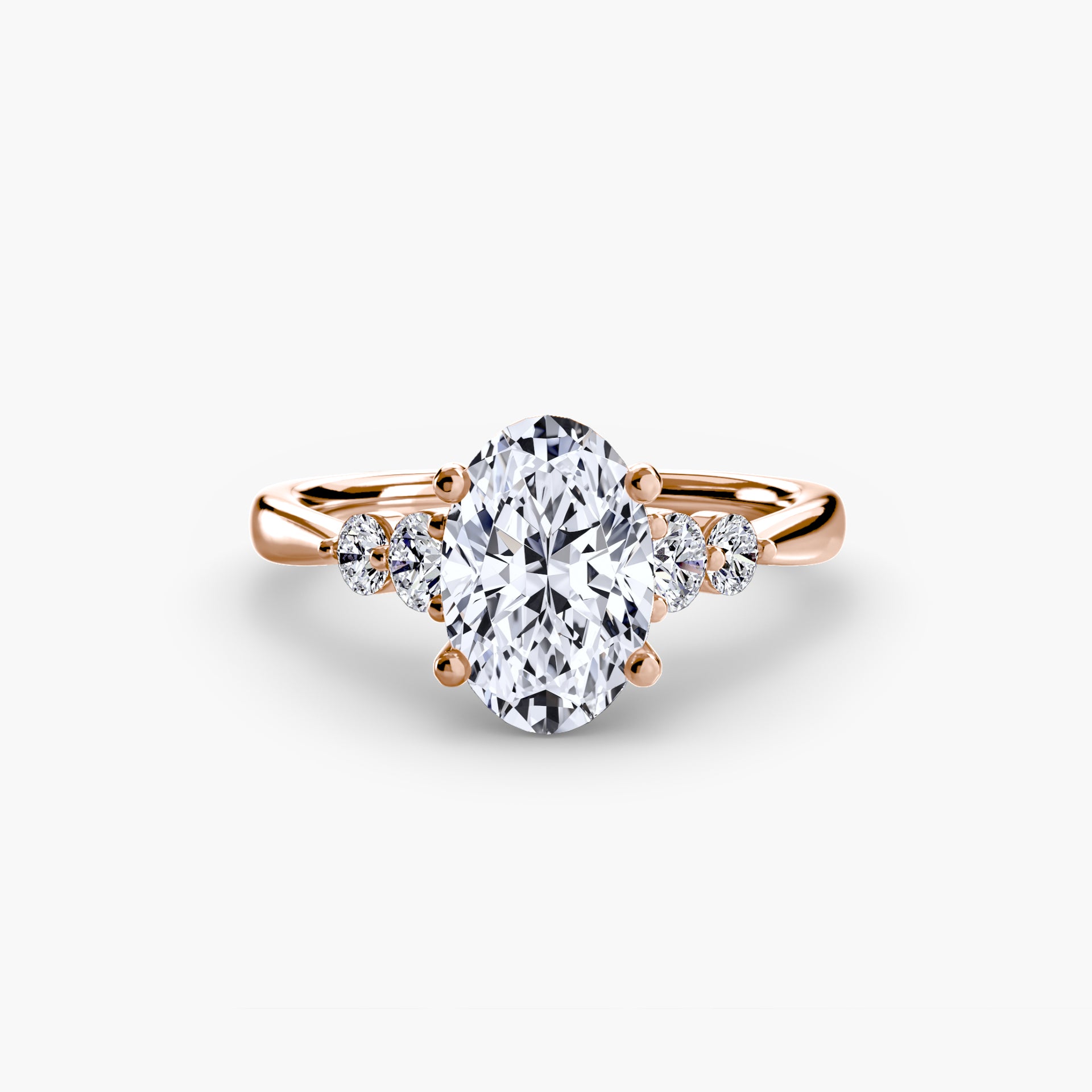 Solitaire with Shoulder Accents 2