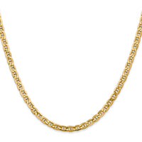 14k 4mm Semi-Solid Anchor Chain