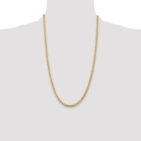 14k 4mm Semi-Solid Anchor Chain