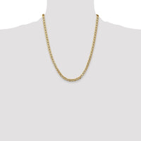 14k 4.75mm Semi-Solid Anchor Chain