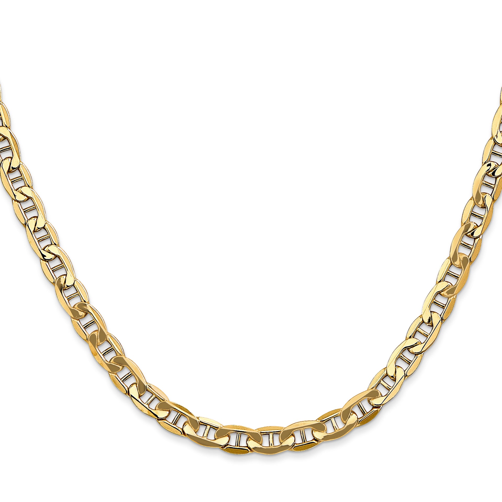 14k 4.75mm Semi-Solid Anchor Chain
