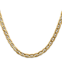 14k 5.5mm Semi-Solid Anchor Chain
