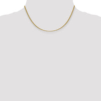 14k 2.4mm Semi-Solid Anchor Chain