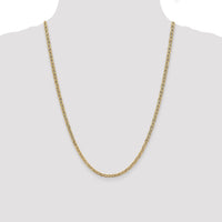14k 3.2mm Semi-Solid Anchor Chain