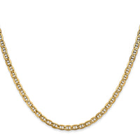 14k 3.2mm Semi-Solid Anchor Chain