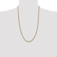 14k 3.2mm Semi-Solid Anchor Chain