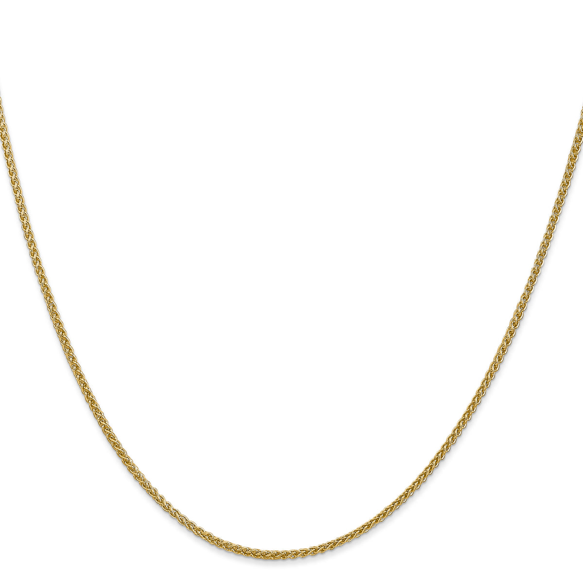 14k 1.55mm Semi-Solid Wheat Chain