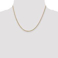 14k 1.55mm Semi-Solid Wheat Chain