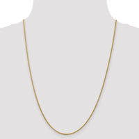 14k 1.55mm Semi-Solid Wheat Chain