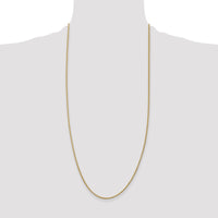 14k 1.55mm Semi-Solid Wheat Chain