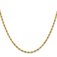 14ky 3.0mm Semi-Solid Rope Chain