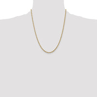 14ky 2.8mm Semi-Solid Rope Chain