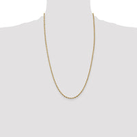 14ky 2.8mm Semi-Solid Rope Chain