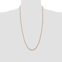 14ky 2.8mm Semi-Solid Rope Chain