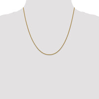 14k 1.5mm Semi-Solid Round Box Chain