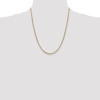 14k 1.75mm Semi-Solid Round Box Chain