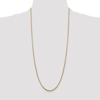 14k 1.75mm Semi-Solid Round Box Chain