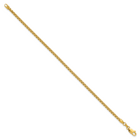 14k 2.45mm Semi-Solid Round Box Chain