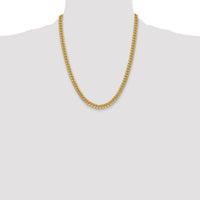 14k 6mm Semi-Solid Miami Cuban Chain