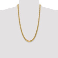 14k 6mm Semi-Solid Miami Cuban Chain