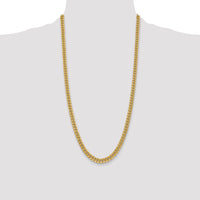 14k 6mm Semi-Solid Miami Cuban Chain