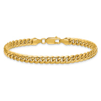 14k 6mm Semi-Solid Miami Cuban Chain