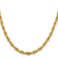 14ky 5.4mm Semi-Solid Rope Chain