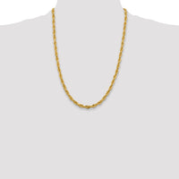 14ky 5.4mm Semi-Solid Rope Chain