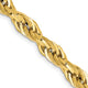 14ky 5.4mm Semi-Solid Rope Chain