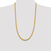 14ky 5.4mm Semi-Solid Rope Chain