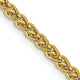 14k 2.75mm Semi-solid Wheat Chain